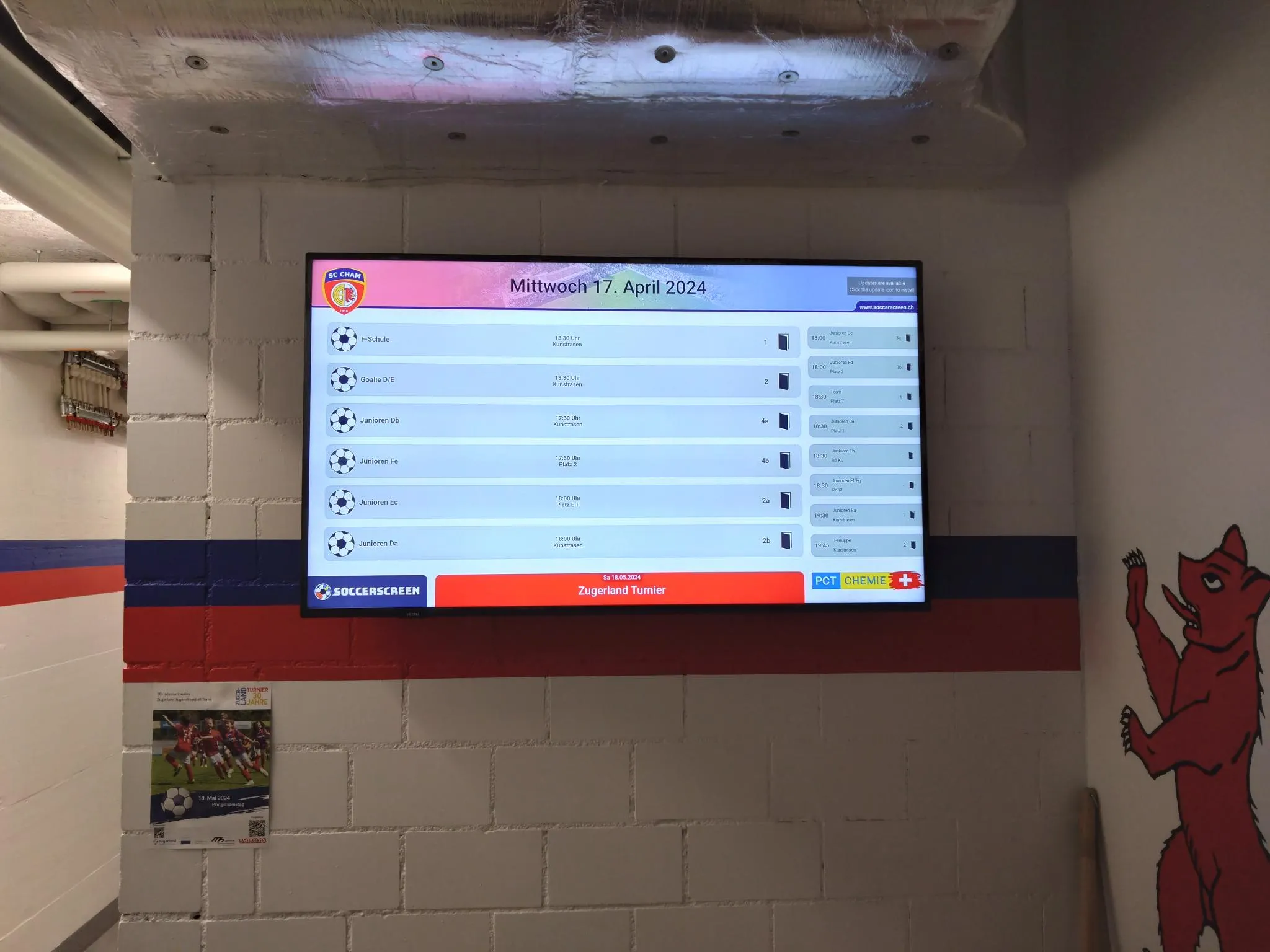 Soccerscreen beim SC Cham